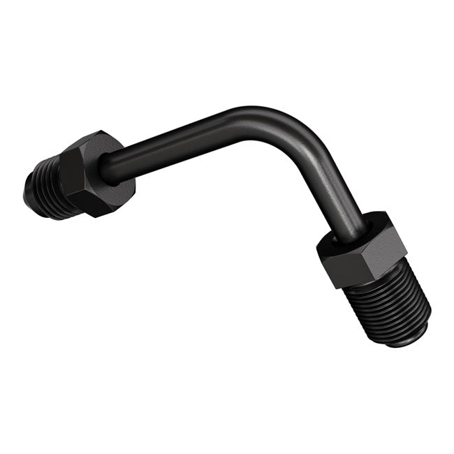 Pipe Fitting 90 Degree Bend Black