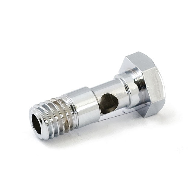 Breather Banjo Bolt Button Head Chrome