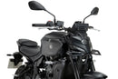 Naked Front Downforce Wings Gloss Black For Yamaha MT-07 2025>Current