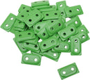 Double Digger Aluminum Support Plates Green - 8 MM
