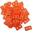 Double Digger Aluminum Support Plates Orange - 8 MM