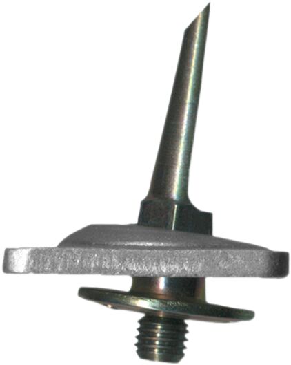 Angled Digger Backing Plates Silver - 8 MM