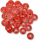 Round Digger Aluminum Support Plates Red - 8 MM