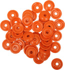Round Digger Aluminum Support Plates Orange - 8 MM
