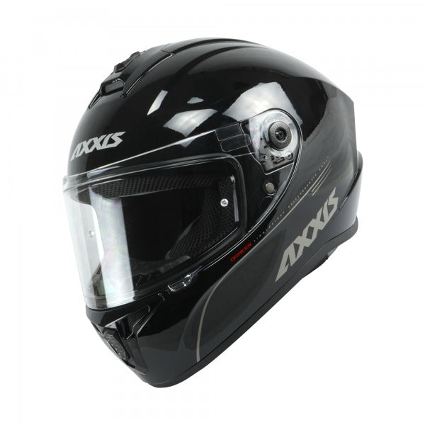 Draken S Solid A1 Full Face Helmet Gloss Black