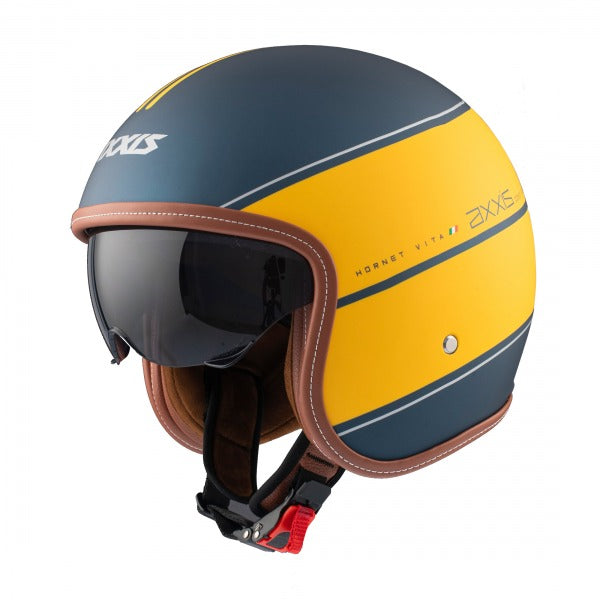 Hornet SV Vita C3 Open Face Helmet Matt Yellow