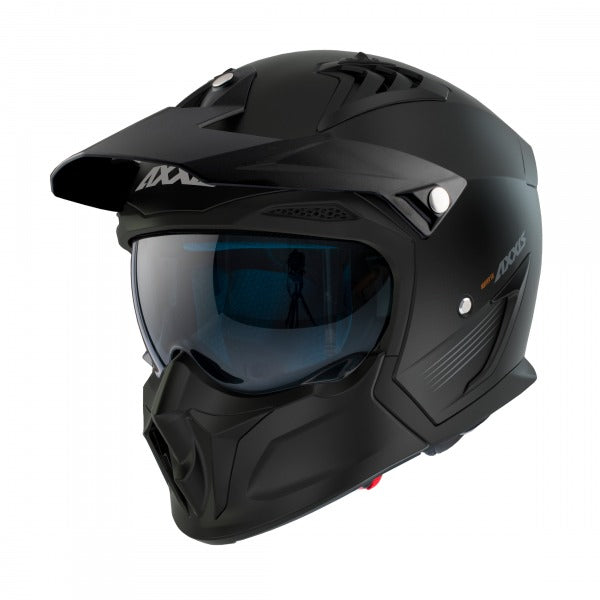 Hunter SV Solid A1 Adventure Helmet Matt Black