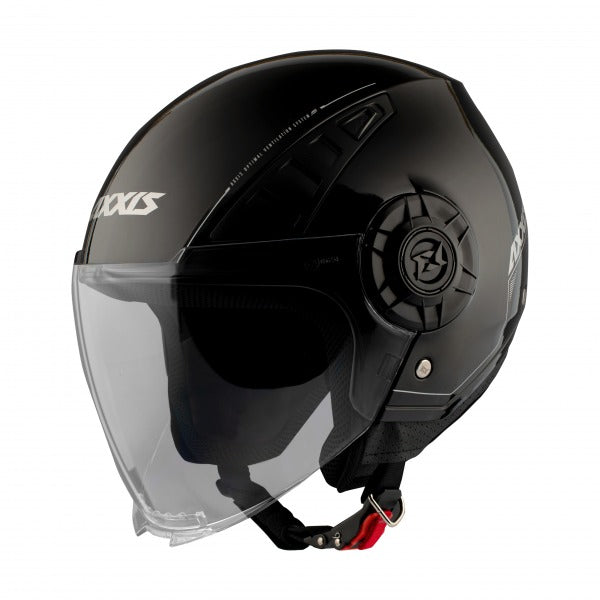 Metro Solid A1 Open Face Helmet Gloss Black