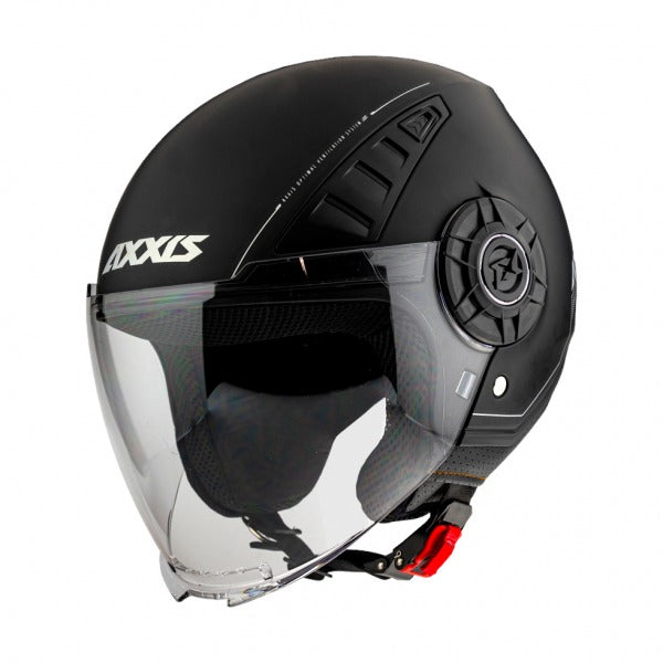 Metro Solid A1 Open Face Helmet Matt Black