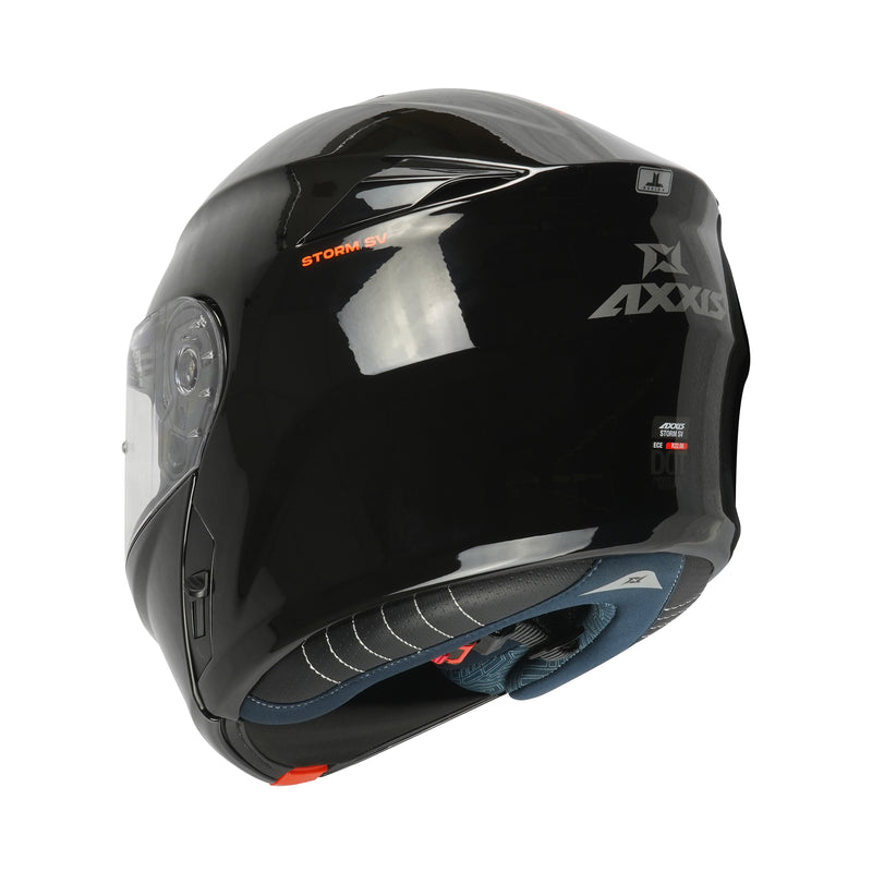 Axxis Storm SV A1 Flip Up Helmet Gloss Black