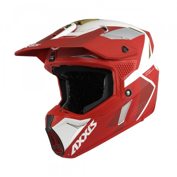Wolf Bandit A5 Motocross Helmet Matt Red