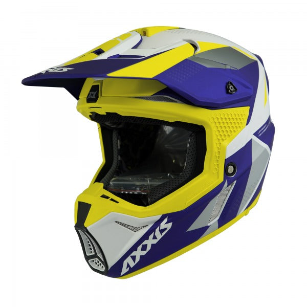 Wolf Bandit C3 Motocross Helmet Matt Yellow