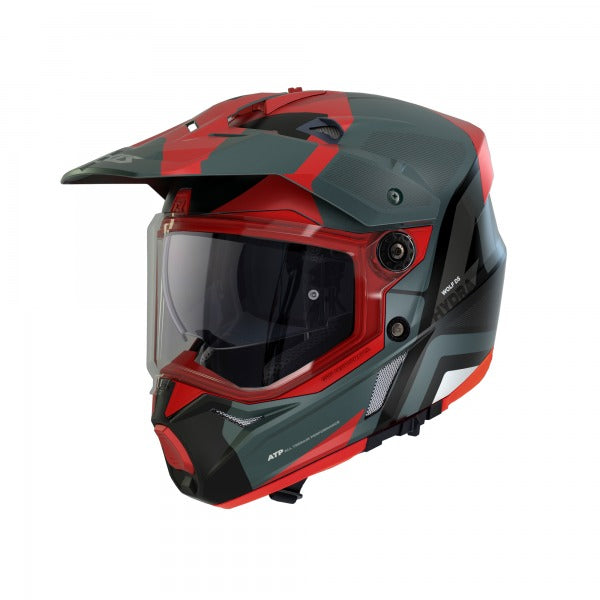 Wolf DS Hydra B5 Adventure Helmet Matt Red