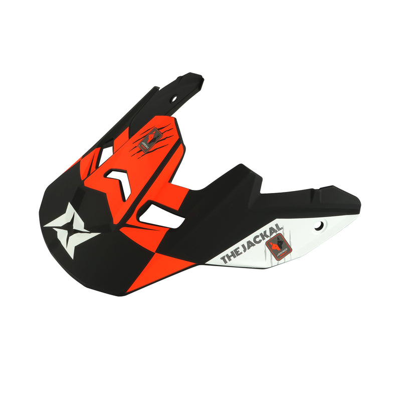 Axxis Wolf Jackal B14 Helmet Peak Matt Black / Fluo Orange