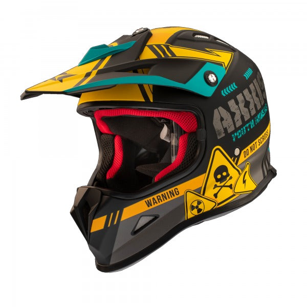 Wolverine B3 MX Kids Motocross Helmet Matt Yellow