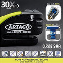 30X Disc Lock With Alarm - 10 MM Pin