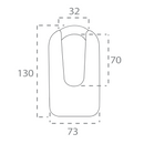 69 Padlock - Grey - 15 MM Shackle