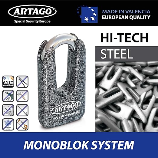 69T/B Padlock + 14.100 100cm Chain Combo