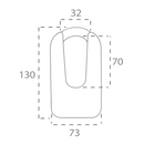 69X Padlock - Black/Yellow - 14 MM Shackle