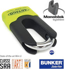 69X Padlock - Black/Yellow - 14 MM Shackle