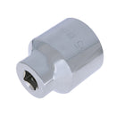 Polygonal Socket Drive Tool For Rear Wheel Nuts Silver