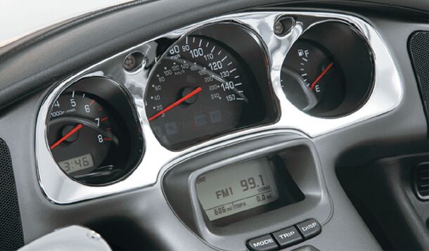 Chrome Instrument Panel Accent Chrome For Honda GL 1800 2001-2005