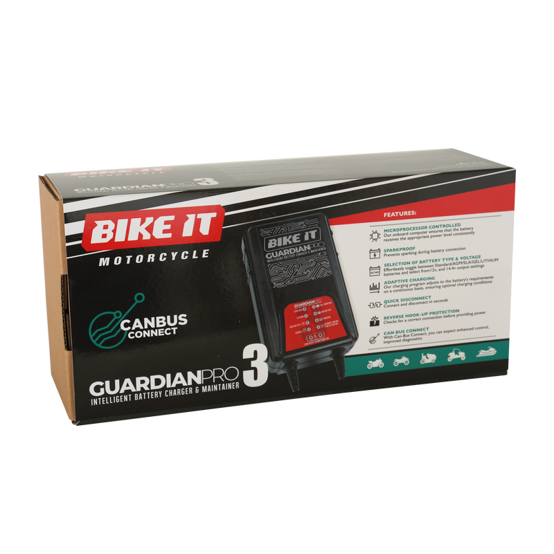 Guardian Pro 3 Intelligent Battery Charger and Maintainer 12/14.4V 3.8A