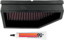 OE Replacement High-Flow Air Filter Black / Red For BMW K 1200 GT ABS 2003-2005