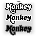 Decal Black Honda Monkey 125 Logo