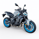 Decals Ice Storm Headlight Decal For Yamaha MT-09 2025>Current