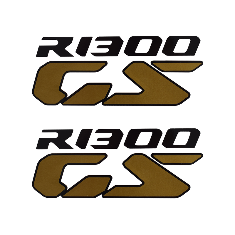 Pyramid Decals For BMW R1300GS Logo Gold - Set Of 2