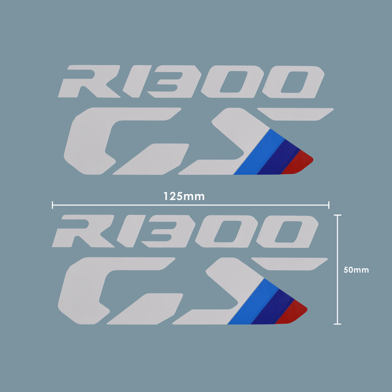 Pyramid Decals For BMW R1300GS Logo Multi Colour - Set Of 2