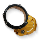 Clear Cover Oil Bath Clutch Protector Black For Ducati