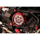 Clear Cover Oil Bath Clutch Protector Black For MV Agusta