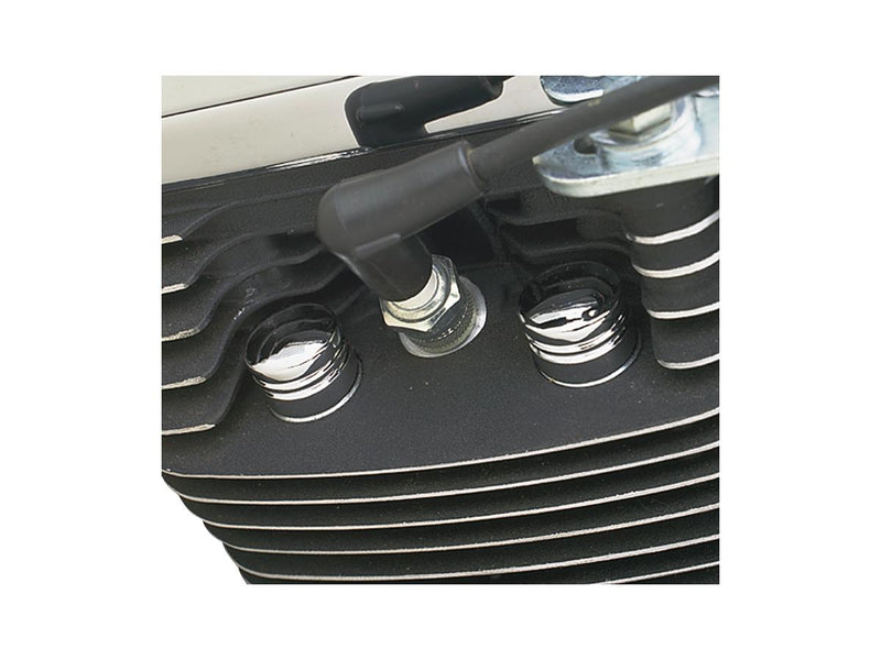 Slotted Head Bolt Cover Chrome For 85-20 Sportster