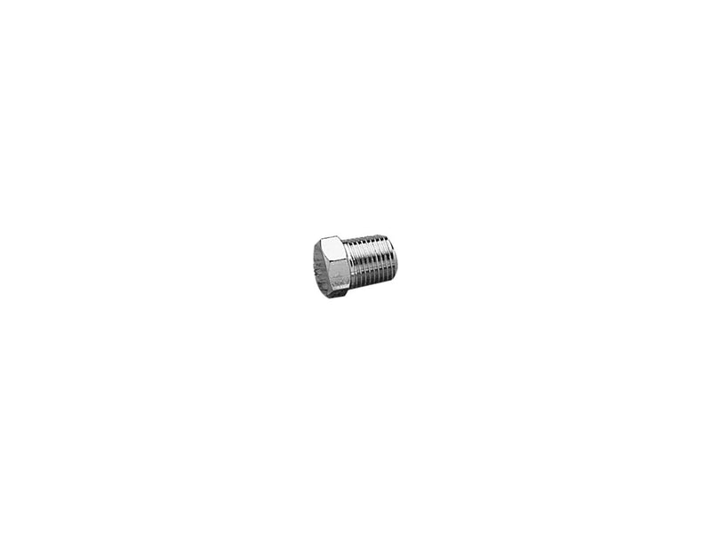 Npt Brake Line Fitting Chrome 1/8 Inch