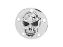 Skull Point Cover 5-Hole Chrome