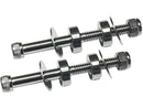 Tour Ease Mini Floorboards Bolt & Spacer Set Chrome