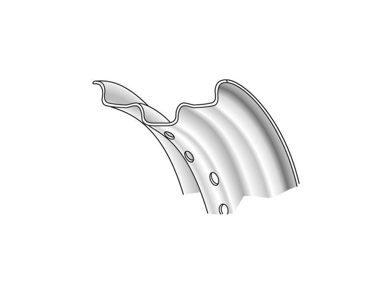Twisted 19 Inch Spoke Spool Hub