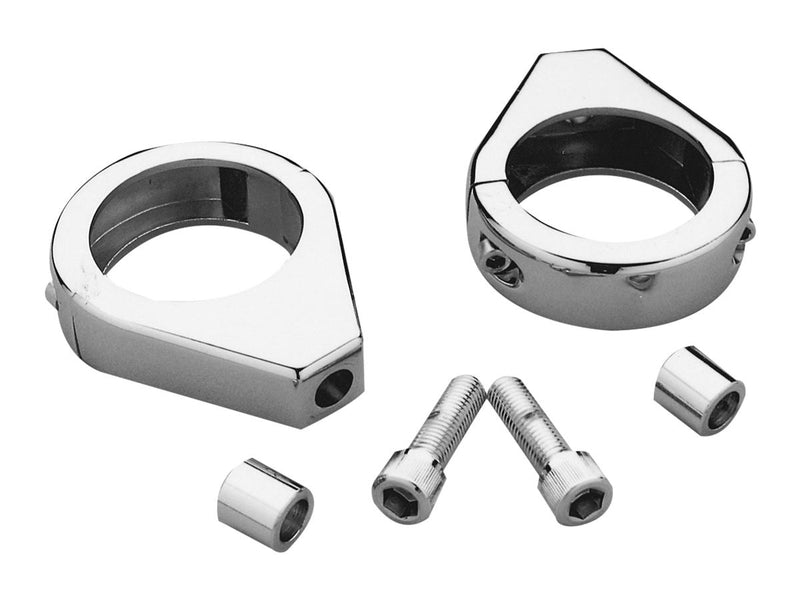 Turn Signal Relocation Clamp For 41 Mm Tubes