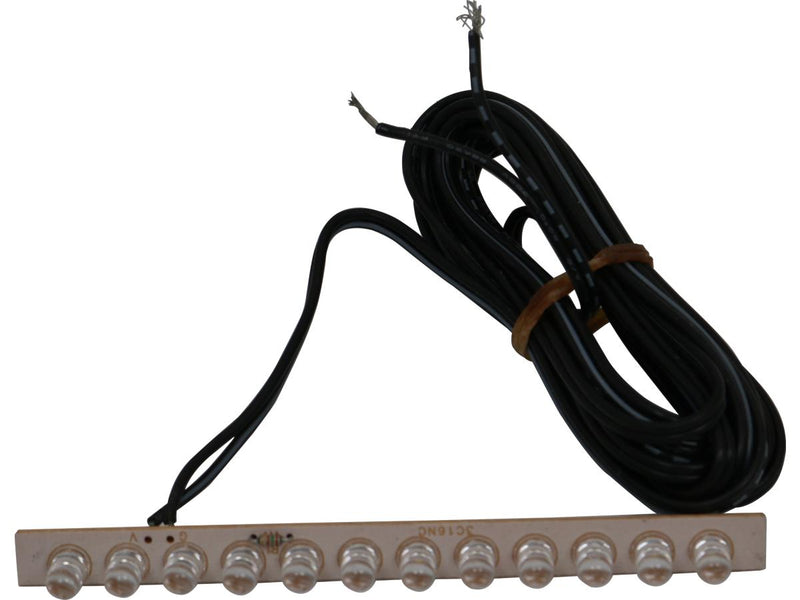 Light Strip 12 Bulbs / 4 Inch Long Red Led