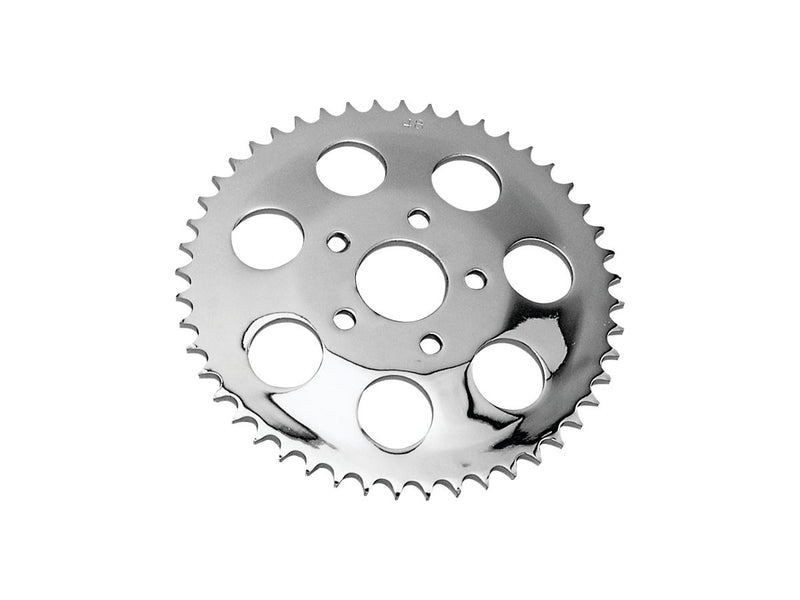 Rear Sprocket Chrome - 47 Teeth Offset 2mm