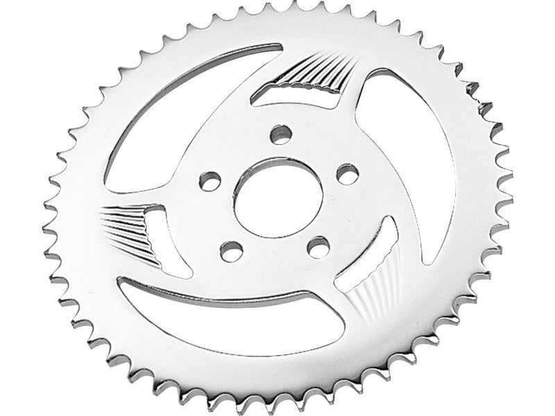 Stiletto Rear Sprocket Chrome For 82-84 FX Shovel