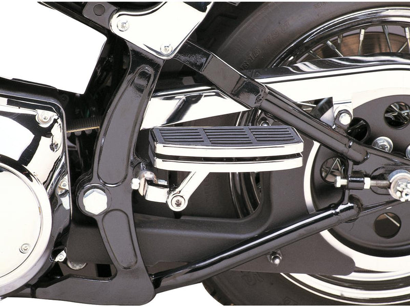 Adjustable Passenger Mini Floorboards Chrome FXR/FLST