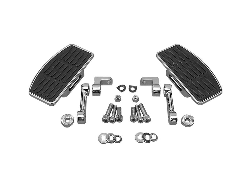 Adjustable Drivers Mini Floorboards Chrome