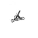 Triple Tree For FX Softail & Wide Glide Lower Triple Tree With 3°, Rake, OEM 0°, Rake Chrome