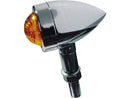 Mini Bullet Smooth Turn Signal H21W Chrome Amber Halogen