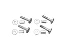 Flat Socket Head Riser Bolt Kit For Steel Riser Chrome - 1/2 Inch-13 Unc