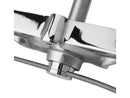 Lower Triple Tree Brake Line Clamp Chrome
