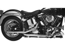 Staggered Slash Cut Drag Pipes Slash Cut Chrome - 1.75 Inch